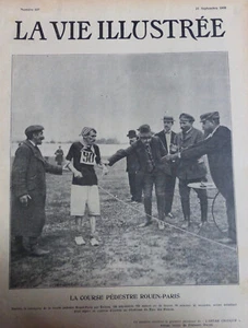 1908 1925 COURSE PIED PEDESTRE 6 JOURNAUX ANCIENS - Imagen 1 de 6