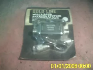 GOLD LINE ACCOPPIATORE ANTENNA MULTIBANDA AM FM AUTO AM FM AUTO ANTENNA HAM CB SCANNER - Foto 1 di 4