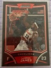 Lebron James #3 Bowman Topps Chrome 2008 basketball card collection