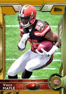 TOPPS-ORO Vince Mayle RC #'D/2015 COWBOYS RAVENS BROWNS WSU COUGARS - Imagen 1 de 1