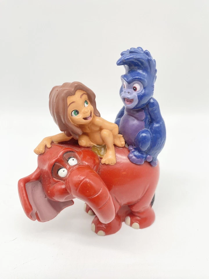 Vintage Burroughs Disney Decopac Young Tarzan Terk 4.25 Figure Cake Topper  Toy - Image 1 of 3