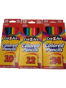 Cra-Z-Art Colored Pencils - 10, 12, and 24 Count Packs - Picture 1 of 5