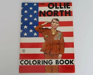 1987 The Ollie North Coloring Book Satire By Drucker and Laikin Collectible Vtg - Picture 1 of 12