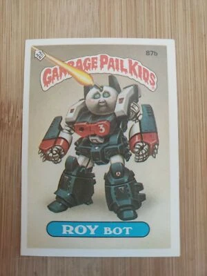 Topps UK Garbage Pail Kids 1986 Series 3 OS3 Sticker card Roy Bot - Image 1 of 2