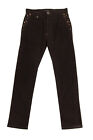 RRP €115 ABSOLUT JOY Trousers Size S Garment Dye Worn Look Riveted Plaid Cropped
