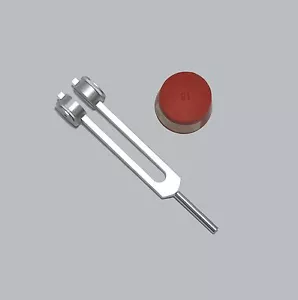 Otto 128 Weighted Tuning Fork for grounding & Relaxation with rubber activator - Picture 1 of 1