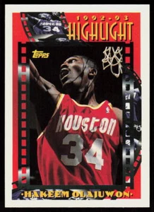 1993-94 Topps Hakeem Olajuwon #2 Basketball Houston Rockets - Bild 1 von 2