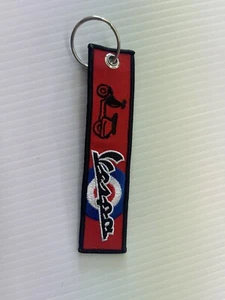Vespa Motorcycle Keyring Key Bike Biker Motorbike Racing - Picture 1 of 1