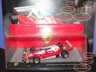 Ferrari 312 T2 Niki Lauda #1 1976 1/43 + Fas N 5 Ferrari F1 Collection Italy - Immagine 1 di 3