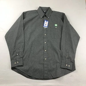 Boston Celtics Shirt Mens Medium Black Checked NBA Basketball Long Sleeves NWT - Picture 1 of 8