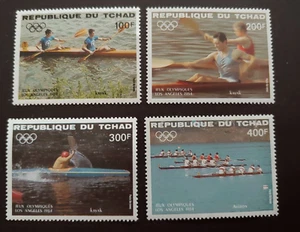 1984 OLYMPICS SET VF MNH FRANCE TCHAD CHAD - Picture 1 of 1