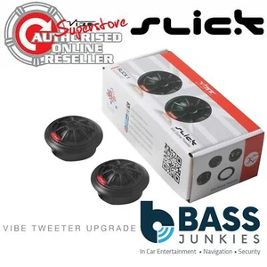 Vibe Slick 1 150 Watts Silk Dome Car Speaker Tweeters (Pair) - Picture 1 of 4