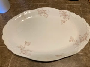 1900's Waterloo Pottery Large Platter ENGADINE - Picture 1 of 4