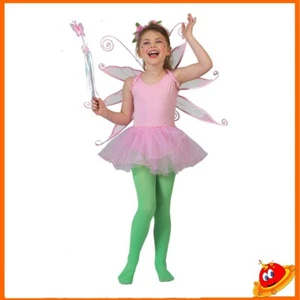 COSTUME CARNEVALE BAMBINA BALLERINA TRILLI FATA ROSA Tg 3-5 - Imagen 1 de 1
