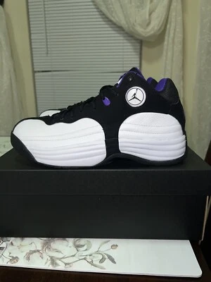 Talla 10.5 - Jordan Jumpman Team 1 Blanco Medio Negro Campo Púrpura Foto 1 de 4