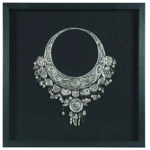 Tribal Grand Necklace Shadow Box Wall Décor - Picture 1 of 5