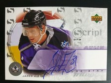 2003-04 Upper Deck Trilogy Scripts #S1JA Jared Aulin 