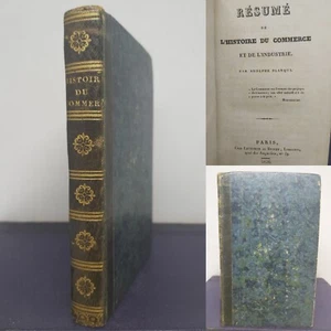 Resume de l'histoire du commerce et de l'industrie 1826 ~ Commerce - Picture 1 of 6