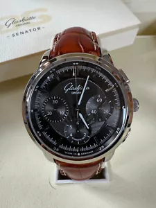 Glashütte Original Senator Chronograph Herren Armband Uhr Automatik 3931344204 - Bild 1 von 24