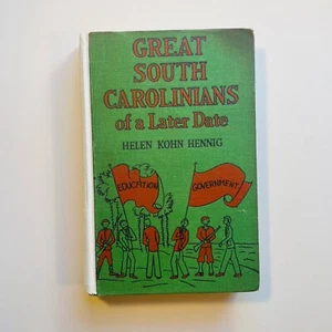 Great South Carolinians of Later Date (Hardcover, 1949) Helen Hennig Antiquarian - Bild 1 von 19