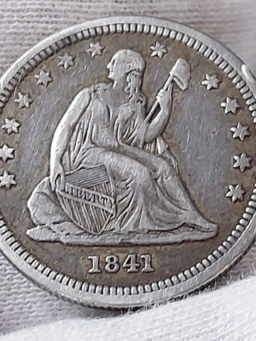 STUNNING EYE APPEAL - 1841-O Liberty Seated Quarter - AU ++ M-156 Cover