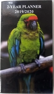 2019 / 2020 Monthly 2-Year Planner / Calendar - 3 1/2 in x 6 ( Parrot) - Picture 1 of 2