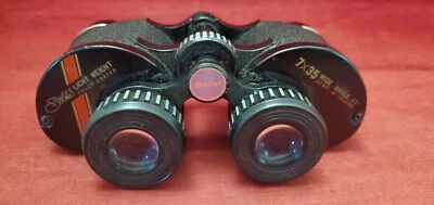 Vintage SELSI Binoculars Light Weight Coated Optics 7x35 575ft @ 1000yds - Image 1 of 4