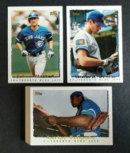 1995 Topps ~ Toronto Blue Jays ~ 26 Card Team Set Series 1 & 2 with Traded - Picture 1 of 4
