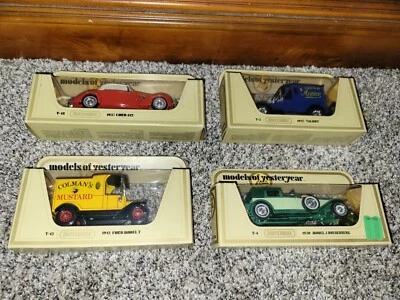 Matchbox Models Of Yesteryear Lot Model T Cord 812 Talbot J Duesenberg Vintage - Image 1 of 4