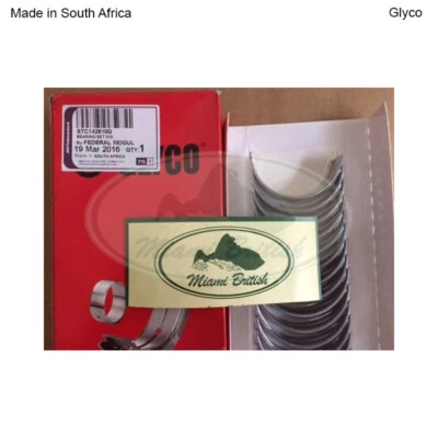 JUEGO RODAMIENTOS BIELA LAND ROVER GAMA 0.10 P38 DISCOVERY STC142610 GLYCO Foto 1 de 2