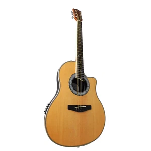 Haze SP721CEQN Round-Back Electric-Acoustic Guitar built in tuner + Free Gig Bag - Picture 1 of 13