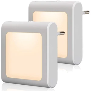 Emotionlite Nachtlicht Steckdose 2 Stück Dämmerungssensor Helligkeit stufenlos - Bild 1 von 9