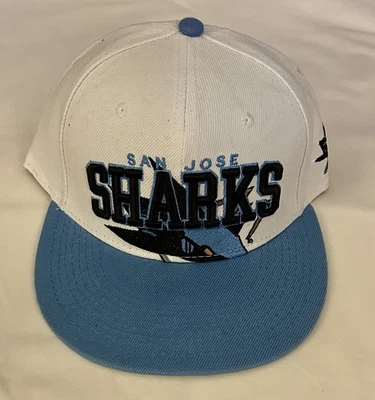 San Jose Sharks Mitchell & Ness NHL Marfil N Teal Snapback Sombrero De Colección Hockey Foto 1 de 4