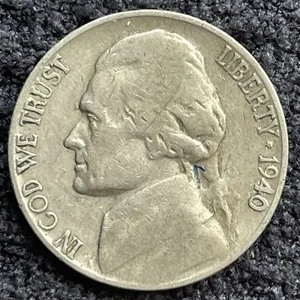 1940 S Jefferson Nickel RPM S/S - Picture 1 of 5