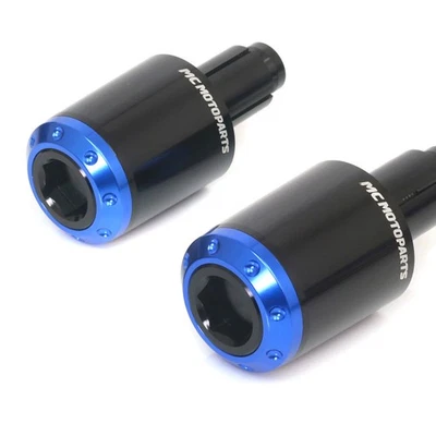 Extremos de barra de aluminio azul ATOM para Aprilia Shiver 900 21 20 19 18 17 Foto 1 de 4