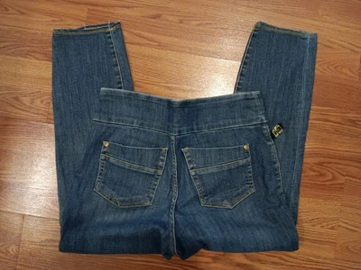 Rock & Republic Fever Crop Jeans Sz 10 Slimming Tapered Women 24" Inseam (TB) - Image 1 of 4