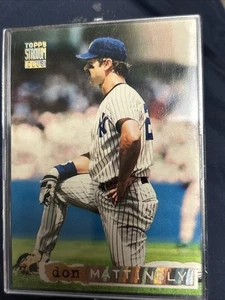 Don Mattingly 1994 Topps Stadium Club # 195 Oro Yankees de Nueva York - Imagen 1 de 3