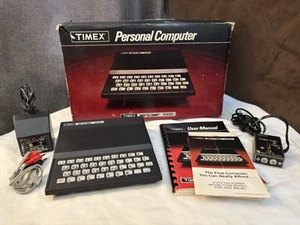 Timex Sinclair 1000 Vintage Computer W/Retail Box, Manual, PSU - Picture 1 of 2