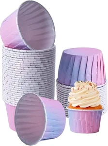 Forros para magdalenas de papel degradado de 300 piezas, forros para magdalenas de tulipán, forros para hornear - Imagen 1 de 3