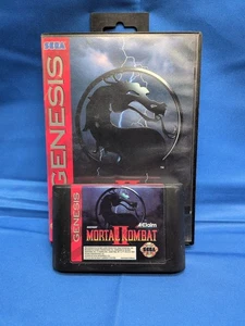 Juego Mortal Kombat II 2 Sega Genesis + Estuche  - Imagen 1 de 4