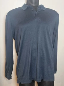 Robert Barakett Polo Shirt L Blue Stretch Lightweight Preppy Pima Cotton - Bild 1 von 6