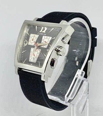 Reloj para hombre Corum 196.404.20 trapecio cronógrafo 40 mm esfera negra cuarzo Foto 1 de 4