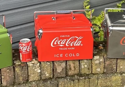 Coca Cola Coke Cooler Retro Red & white  Vw Air Cooled Split screen - Small - Image 1 of 4