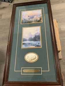 Vintage Yosemite by Thomas Kinkade signed COA from kinkade look - Picture 1 of 7
