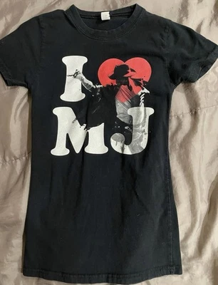 Camiseta usada I love Michael Jackson - talla mujer pequeña Foto 1 de 4