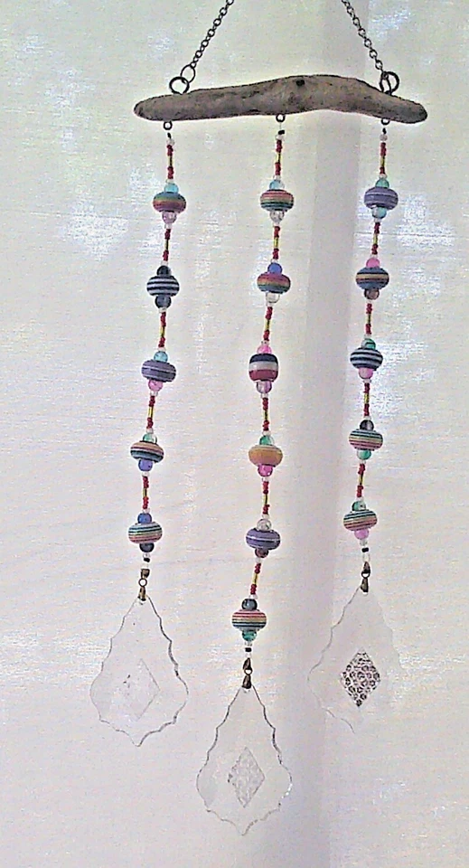 Atrapasol madera deriva hecho a mano envío gratuito 5" ancho Foto 1 de 1