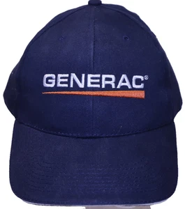 Generac Baseball Cap Blue One Size Adjustable Hook & Loop Embroidered 6 Panel - Picture 1 of 7