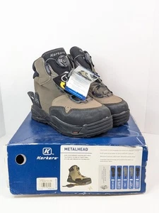 Korkers Metalhead Wading Boots w/Kling-On & FELT Kling-On Soles 9 New - Picture 1 of 24