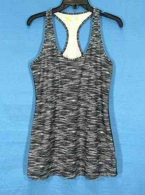 XERSION Slim Fit STRETCH LIGHTWEIGHT Gray/Black RACERBACK Active TANK TOP Sz M - Image 1 of 4