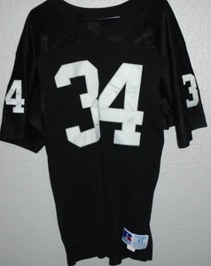 Vintage Oakland Raiders Bo Jackson Russell Schwarz NFL Trikot Größe 42 RAR! - Bild 1 von 3